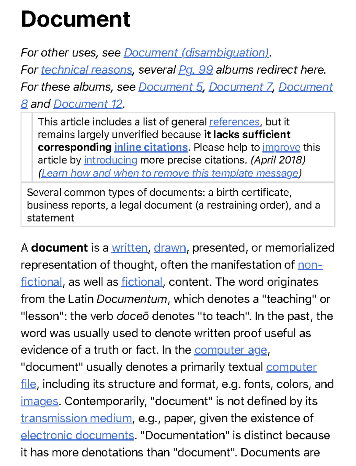 Intro To Course Studies - Document For Other Uses, See Document ...