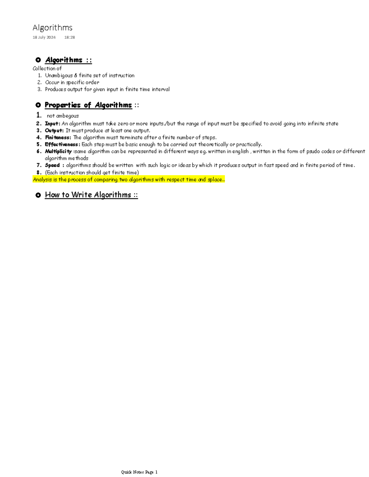 Algorithms - this is the short description of what is algorithm ,its ...