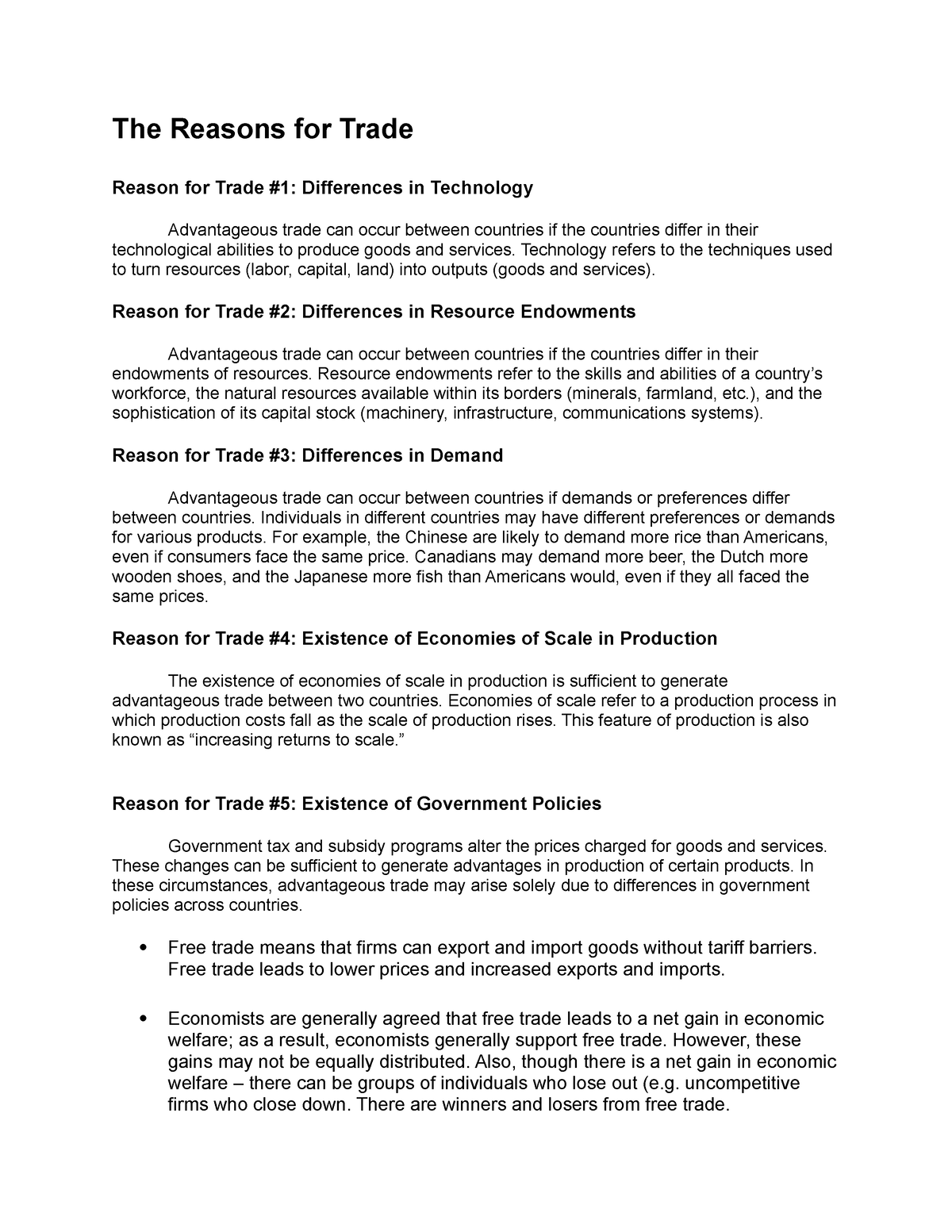 international-business-trade-the-reasons-for-trade-reason-for-trade-1-differences-in