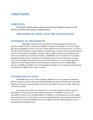 TERM Paper - Conceptual Framework & Accounting Standars - USA - Studocu