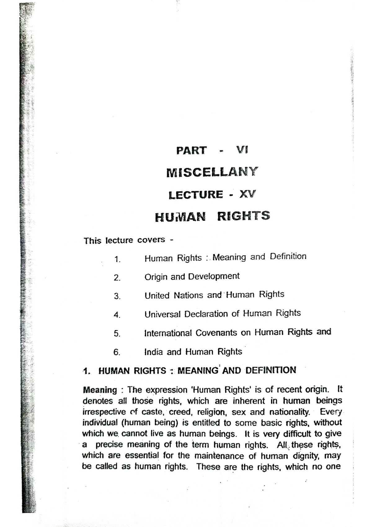 human rights dissertation topics law