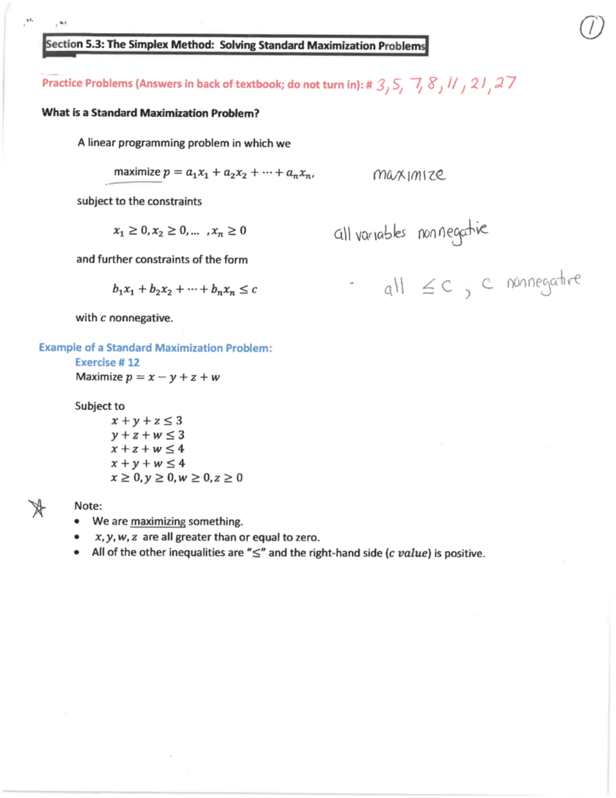 NKU MAT 114 Section 5.3 Filled In Notes - MAT 114 - Studocu