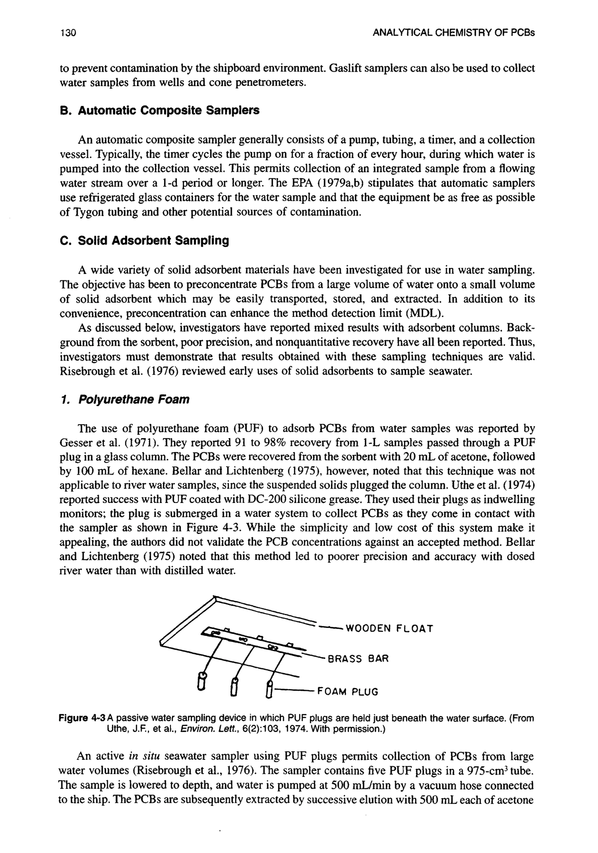 Analytical chemistry of pcbs 49 - 130 ANALYTICAL CHEMISTRY OF PCBs to ...