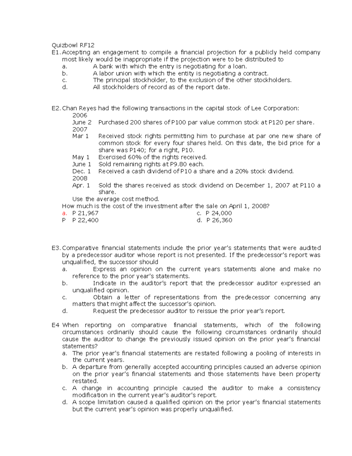 Auditing Tilt - saffwefwef - Quizbowl RF E1 an engagement to compile a ...