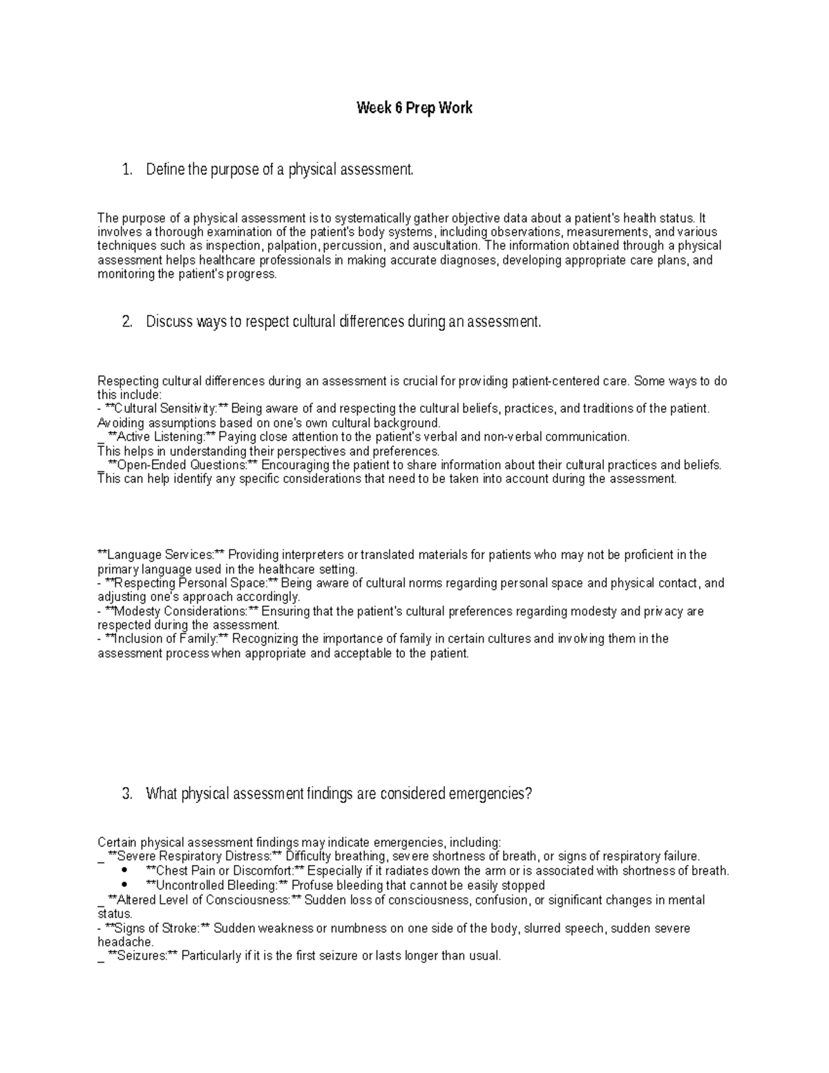 Week+6+Prep+Work - Week 6 Prep Work 1. Define the purpose of a physical ...