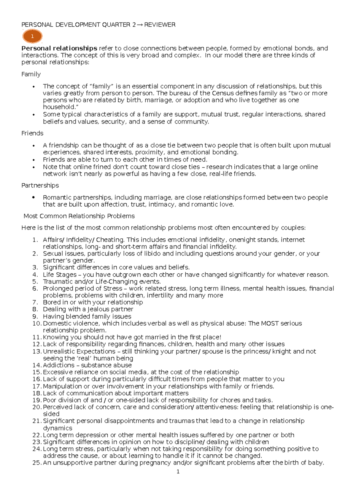 Perdev Reviewerr - This kqndhsbabsbbssbs - PERSONAL DEVELOPMENT QUARTER ...