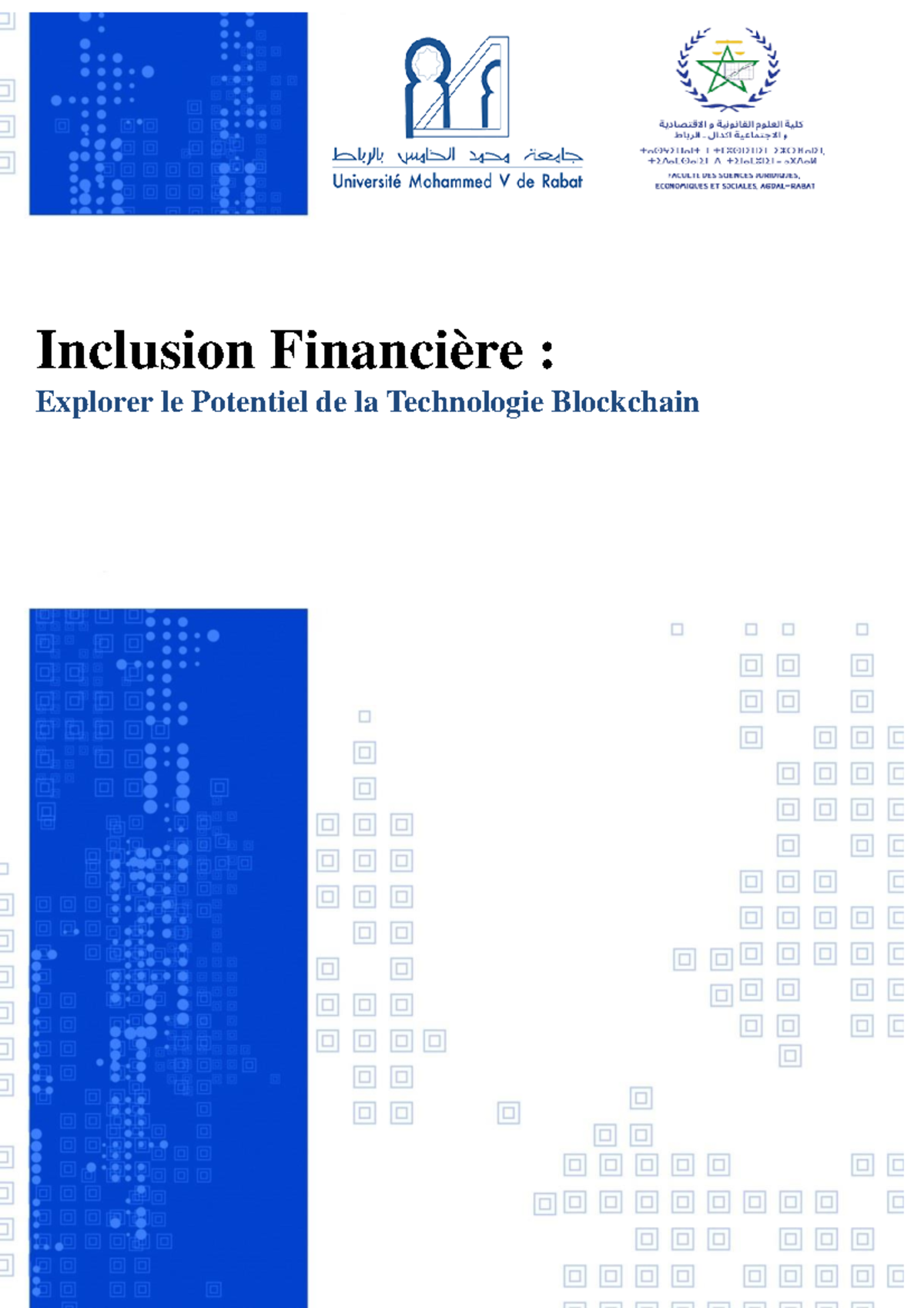 Blockchain and financial inclusion - Inclusion Financière : Explorer le ...