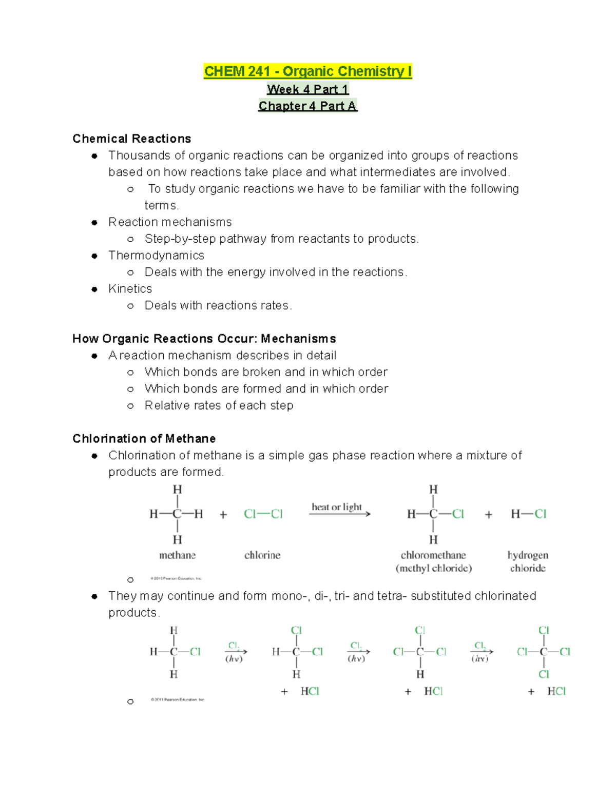 CHEM 241 Lecture Notes Week 4 Part 1 - Chapter 4 Part A Notes - CHEM ...