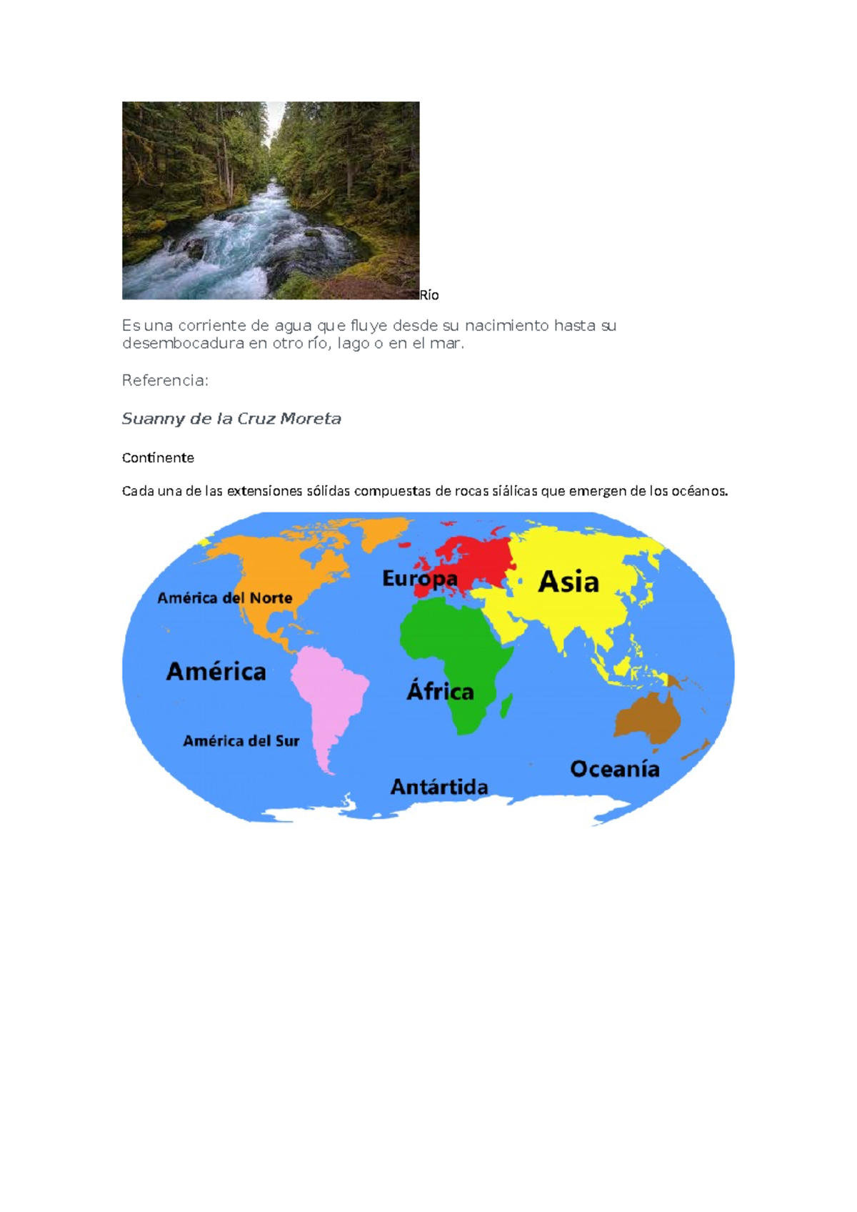Glosario de terminos - Psicología Escolar - Rio Es una corriente de ...