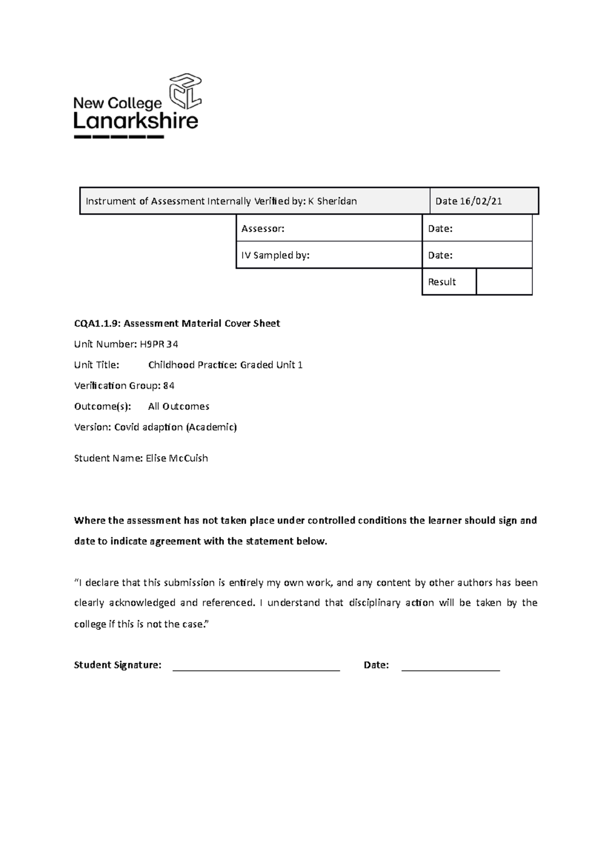 HNC Childhood practice Graded Unit - Lego therapy - Instrument of ...