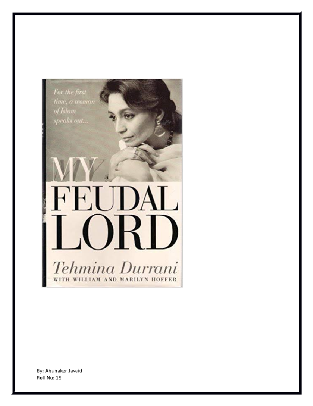 a-critical-review-of-my-feudal-lord-by-abubaker-javaid-a-critical