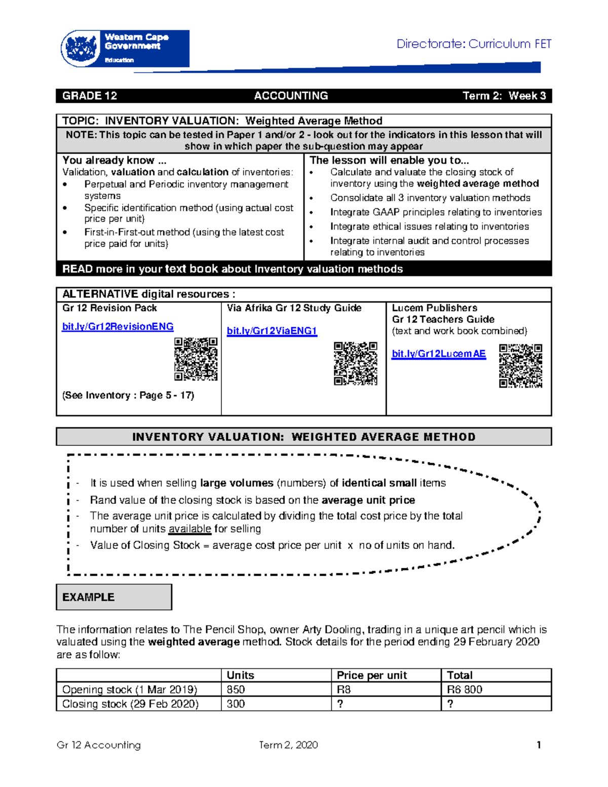 term 2 assignment accounting grade 12