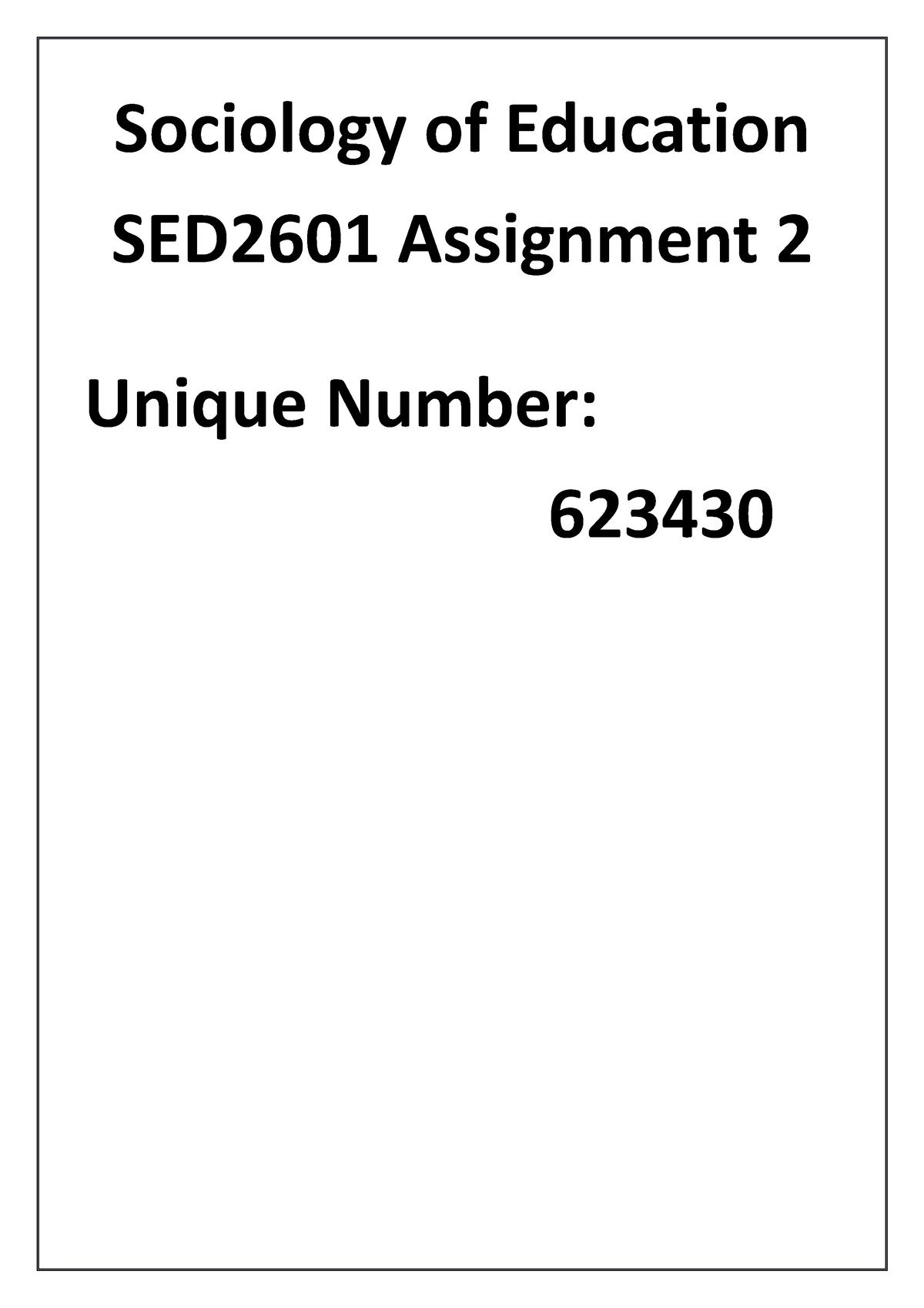 sed2601 assignment 3 2022