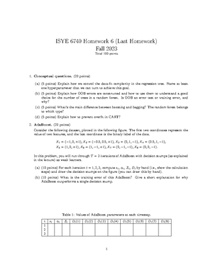 Report - HW1 - ISYE 6740 Homework 1 Q1 (a) Q1 (b) In K-mean Algorithm ...