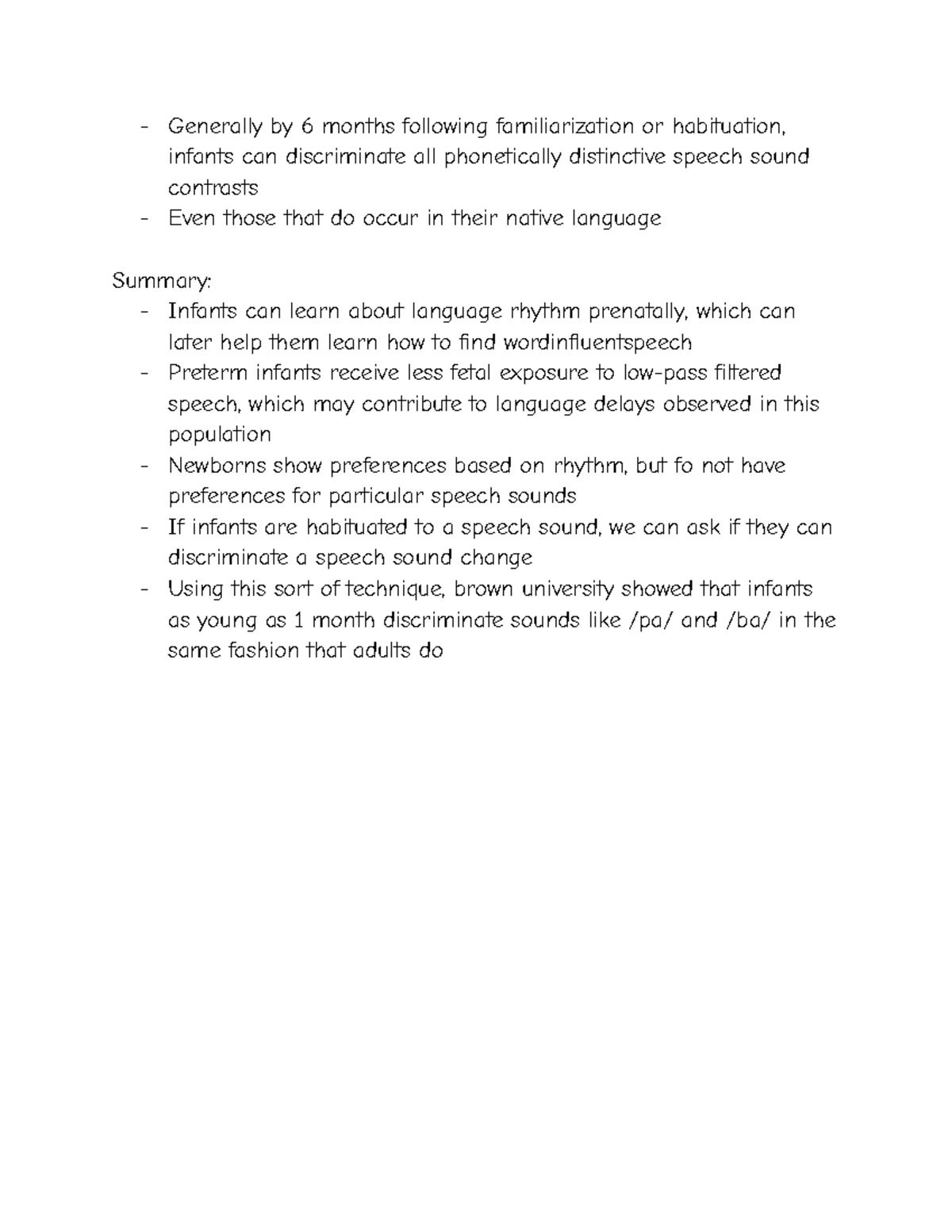 Clps 0800- lecture notes - Generally by 6 months following ...