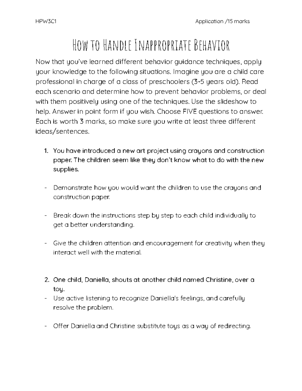 Eloghosa Ohenhen - Handling Inappropriate Behaviour Questions (Lesson ...