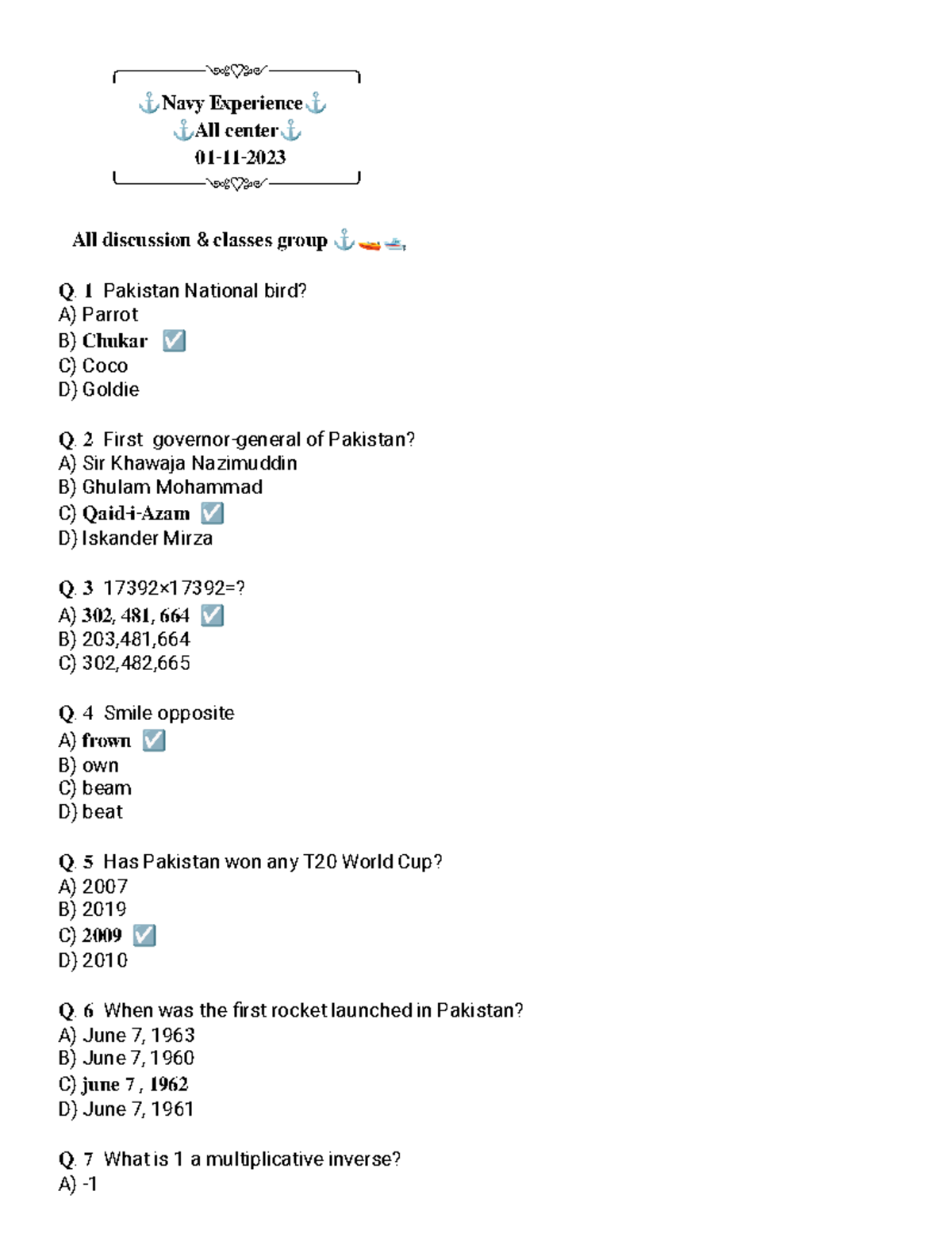 ⚓𝐏𝐀𝐊 𝐍𝐚𝐯𝐲 𝐓𝐞𝐜𝐡𝐧𝐢𝐜𝐚𝐥 𝐚𝐧𝐝 𝐎𝐭𝐡𝐞𝐫 𝐁𝐫𝐚𝐧𝐜𝐡𝐞𝐬 𝐀-𝟐𝟒&𝐂-𝟐𝟒 𝐄𝐱𝐩𝐞𝐫𝐢𝐞𝐧𝐜𝐞 ⚓ ...