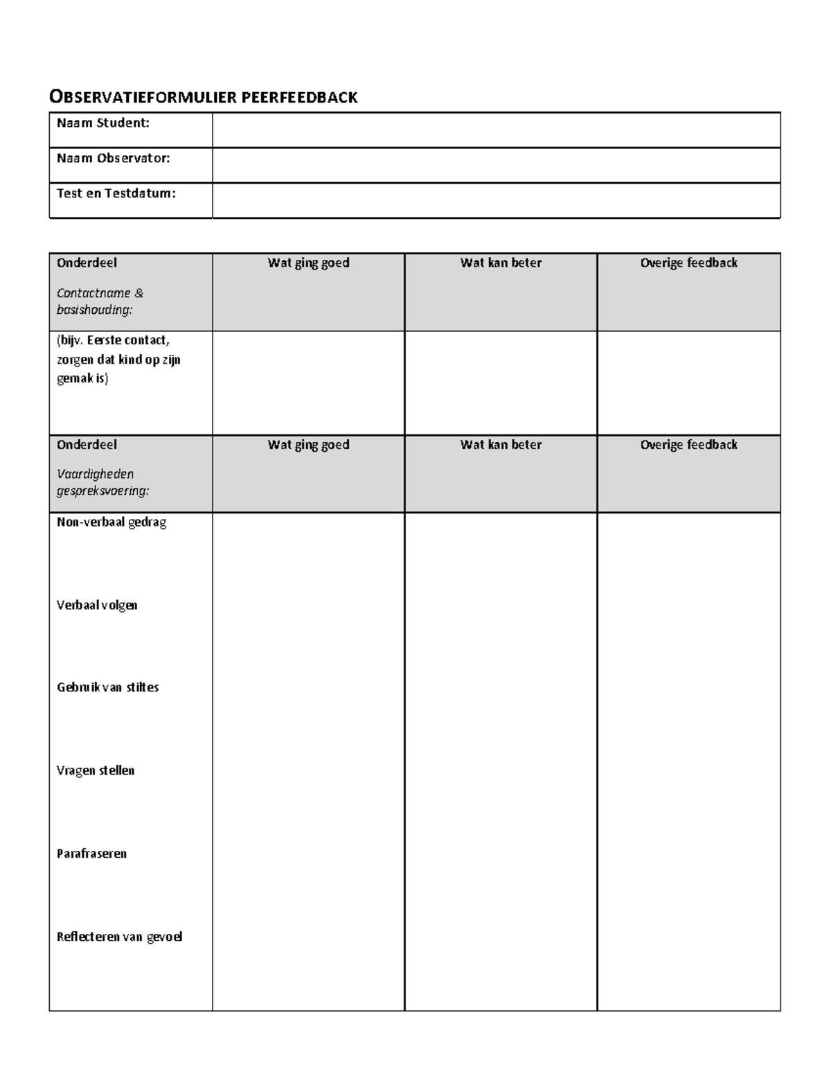 Observatieformulier+eindopdracht+peerfeedback - OBSERVATIEFORMULIER ...