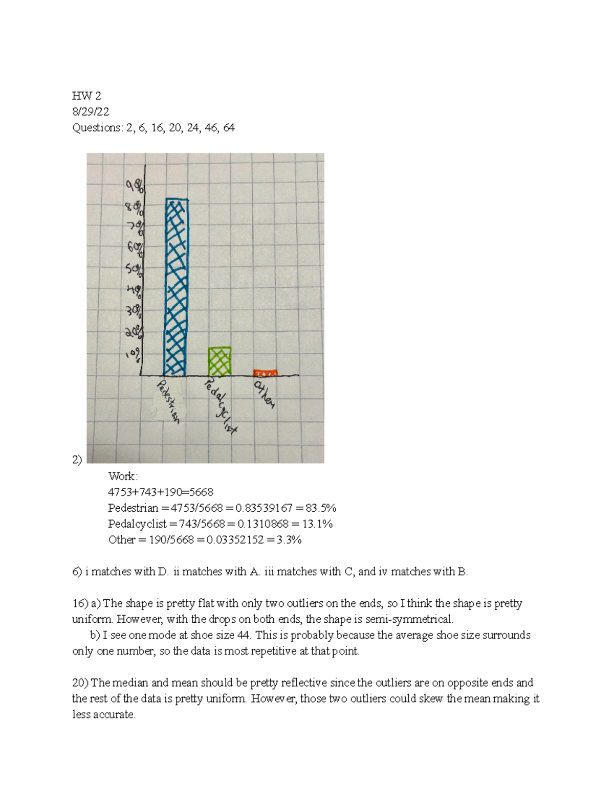 statistics homework 2