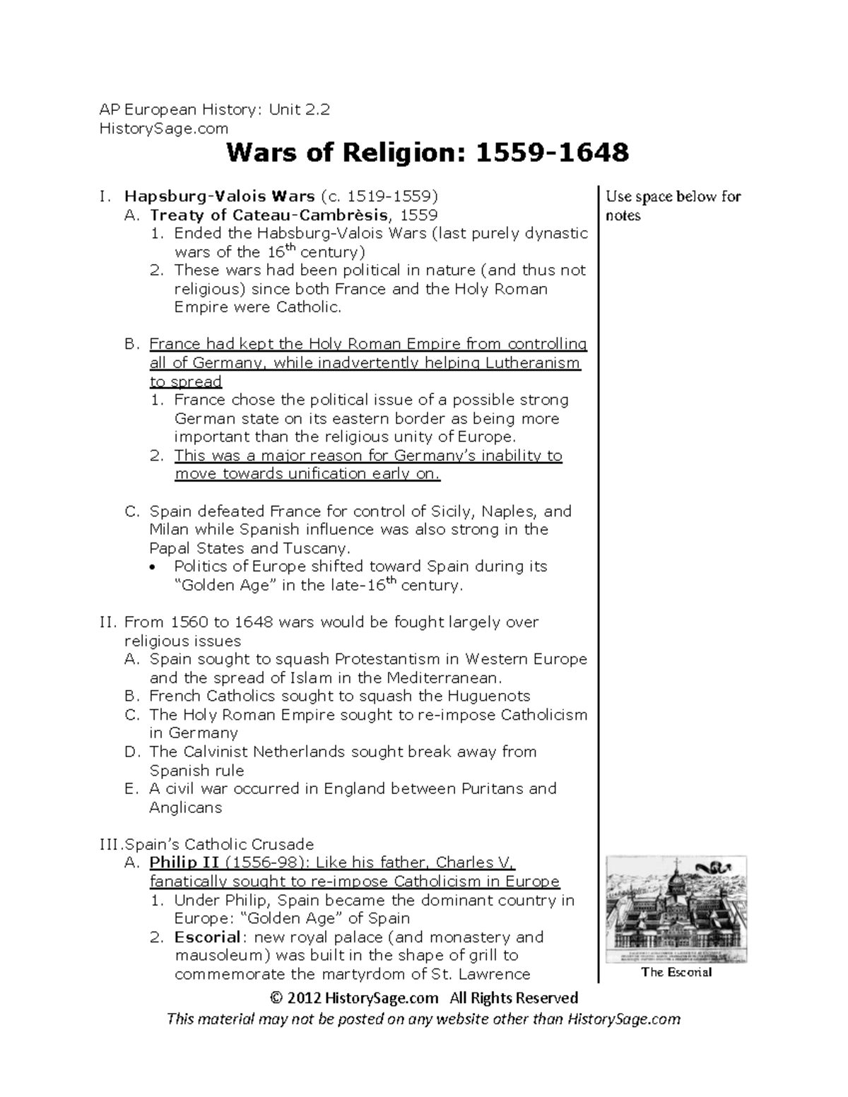 05-wars of religion - This is a crash course on Europe history - © 2012 ...