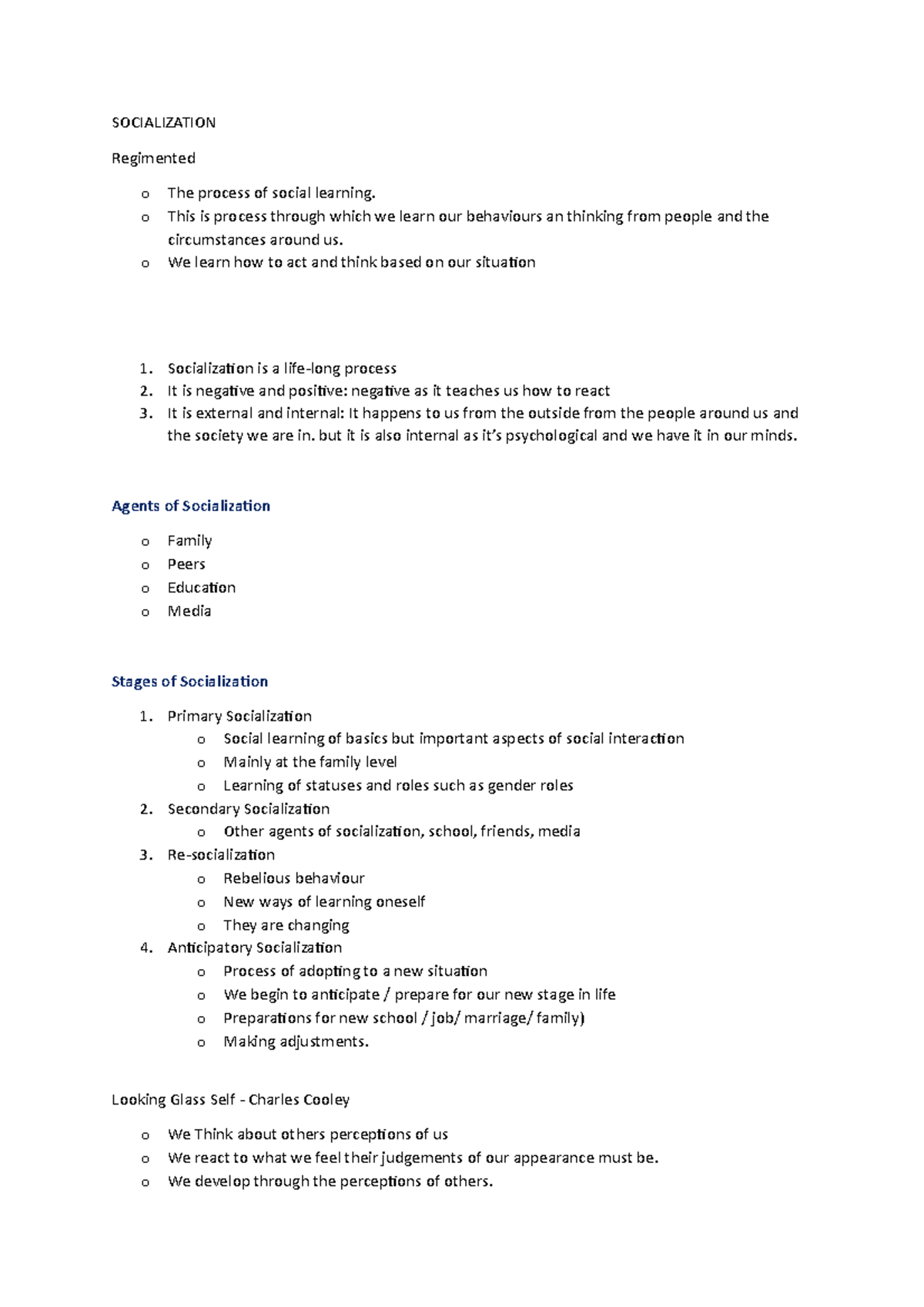 Socialization - Introduction to Scialization. - SOCIALIZATION ...