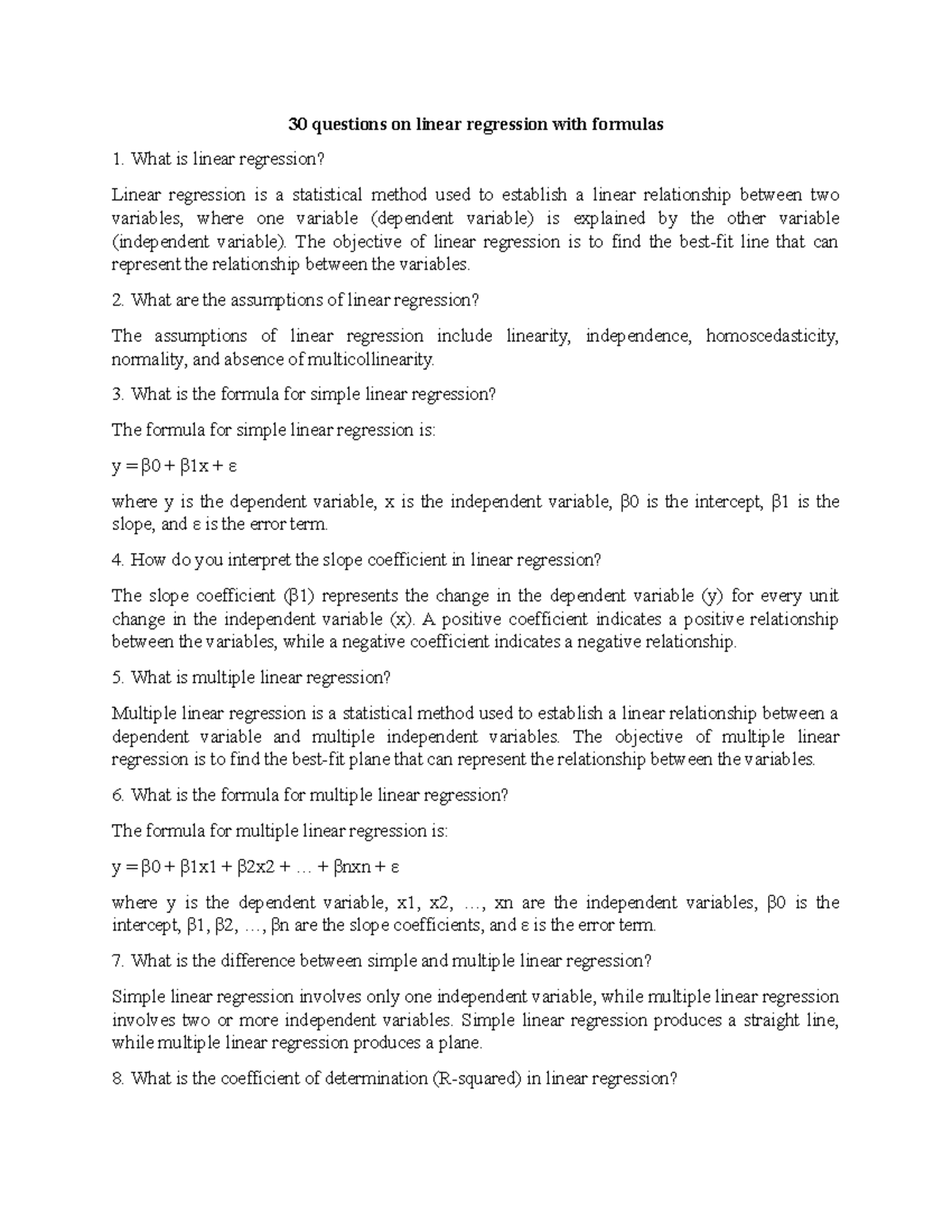 30-questions-on-linear-regression-with-formulas-the-objective-of