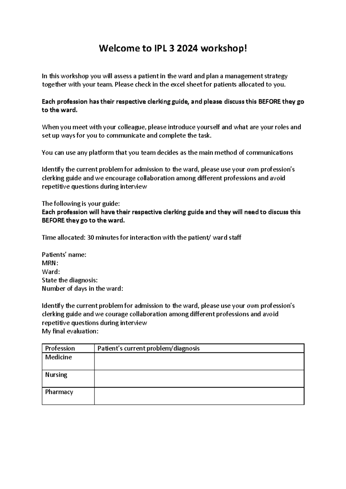 Brief guide for student's IPL 3 task 2024 to IPL 3 2024