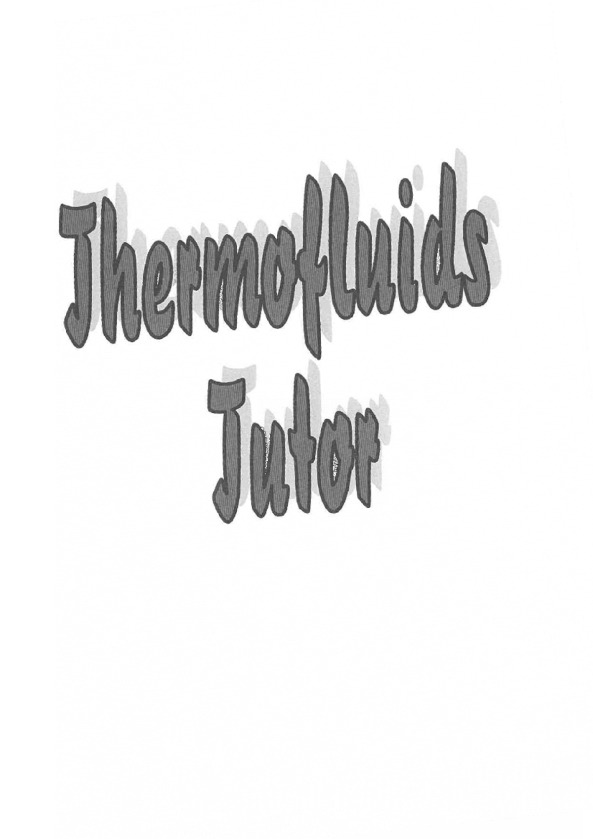 Thermofluid prac manual 2023 1 Introduction The Thermo fluids tutor