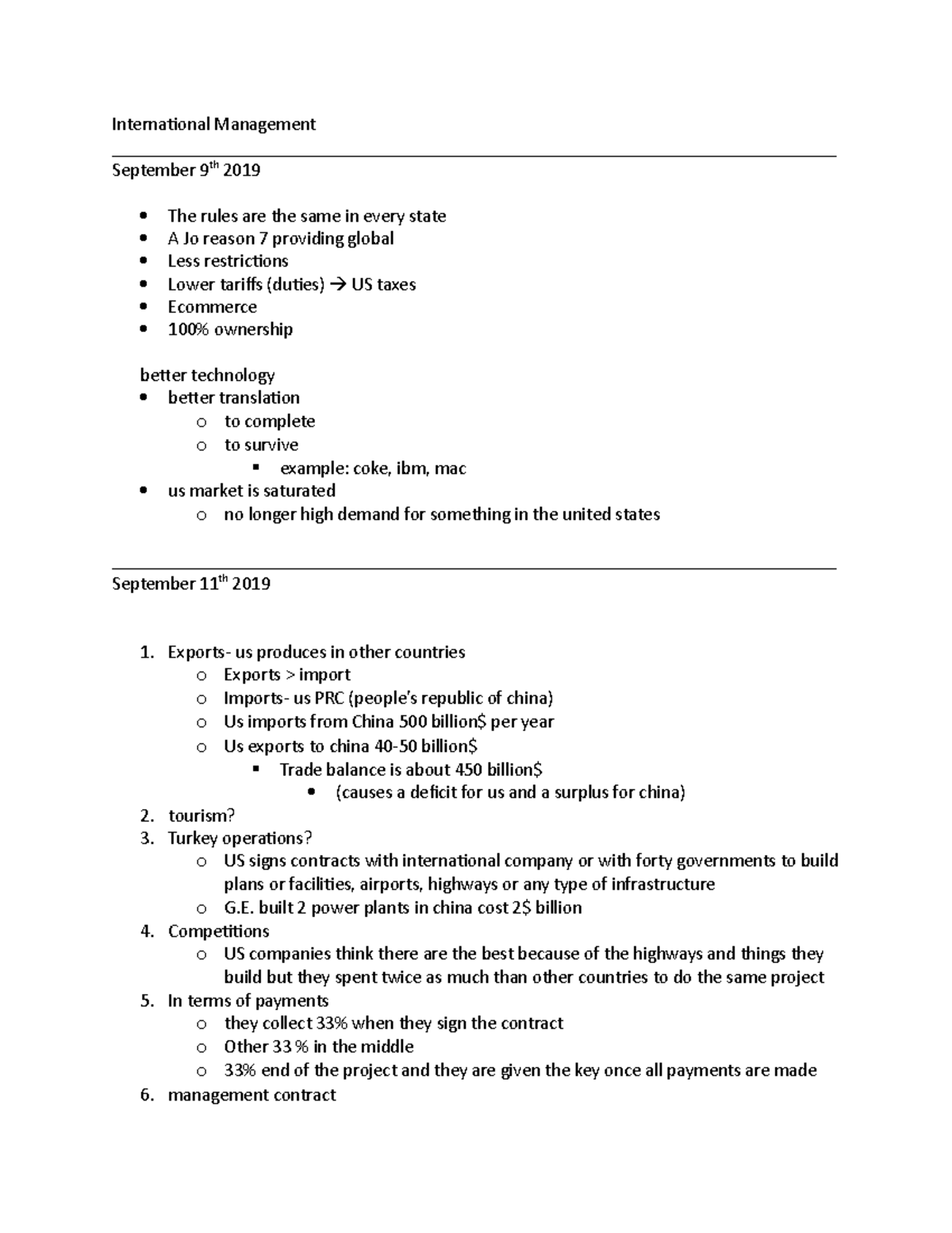 class-notes-copy-international-management-september-9th-2019-the