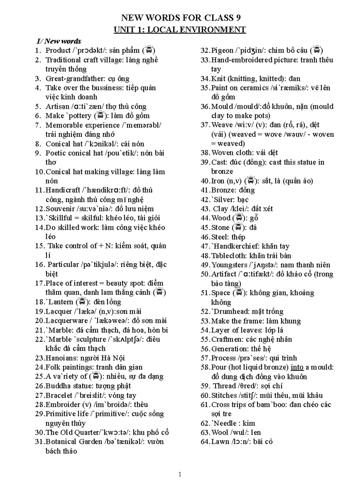 NEW Words FOR Class 9 Good Vocabs NEW WORDS FOR CLASS 9 UNIT 1 NEW Words FOR Class 9 Good Vocabs NEW WORDS FOR CLASS 9 UNIT 1