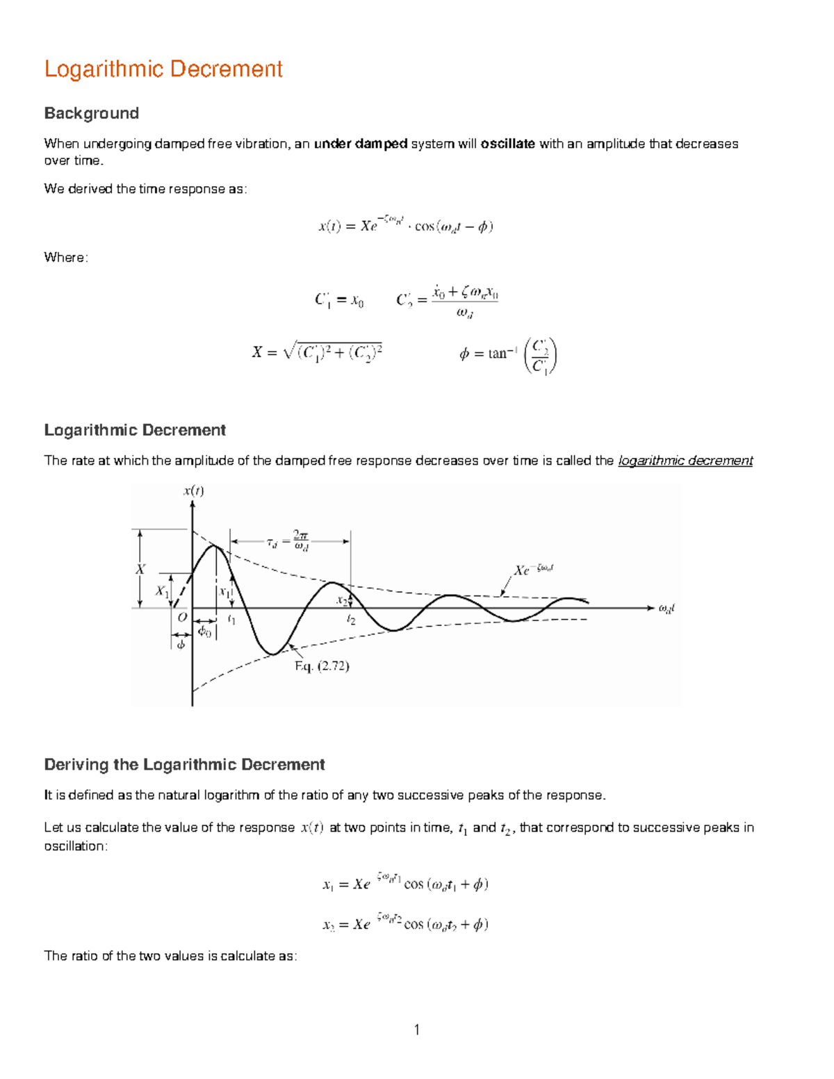 logarithmic-decrement-pdf-showing-logarithmic-decrement-logarithmic