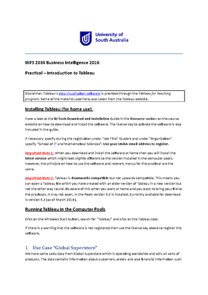Practical - Business Intelligence - Infs 2036 - Power Bi Desktop ...