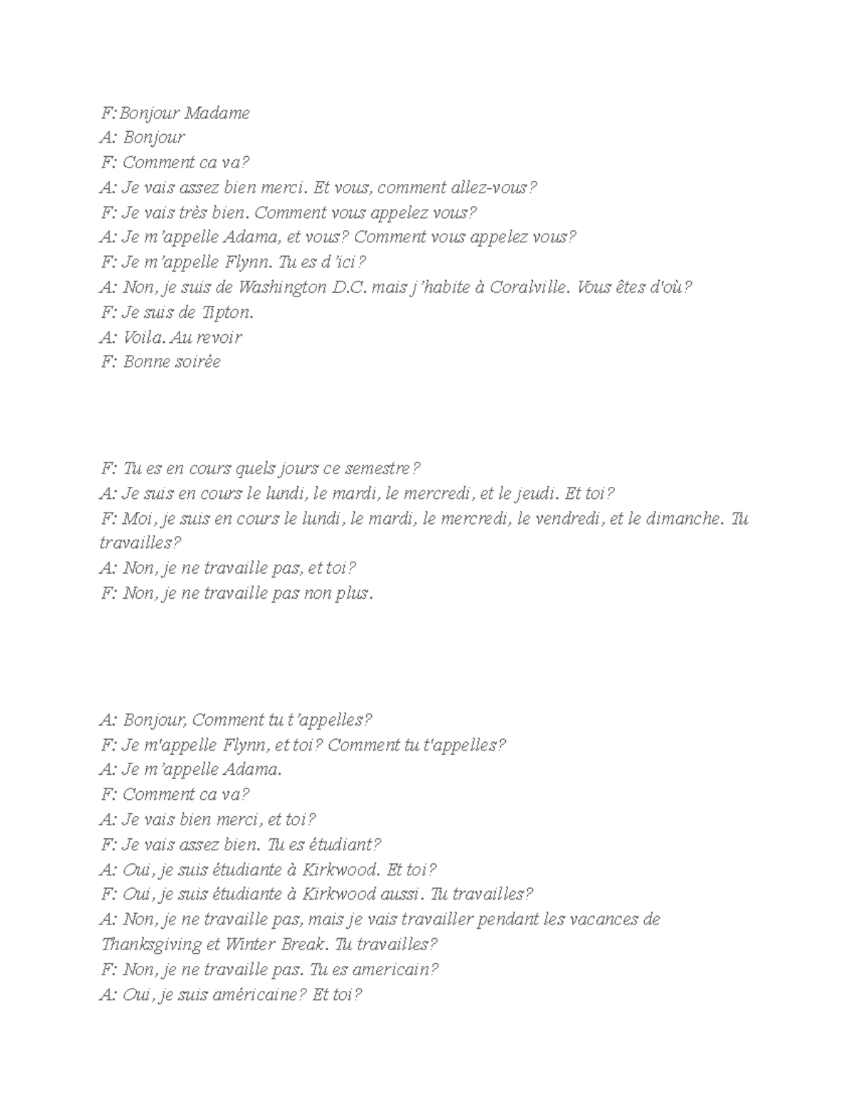 conversation-practice-google-docs-f-bonjour-madame-a-bonjour-f