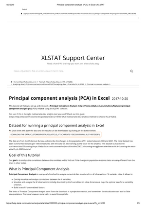 xlstat principal component analysis