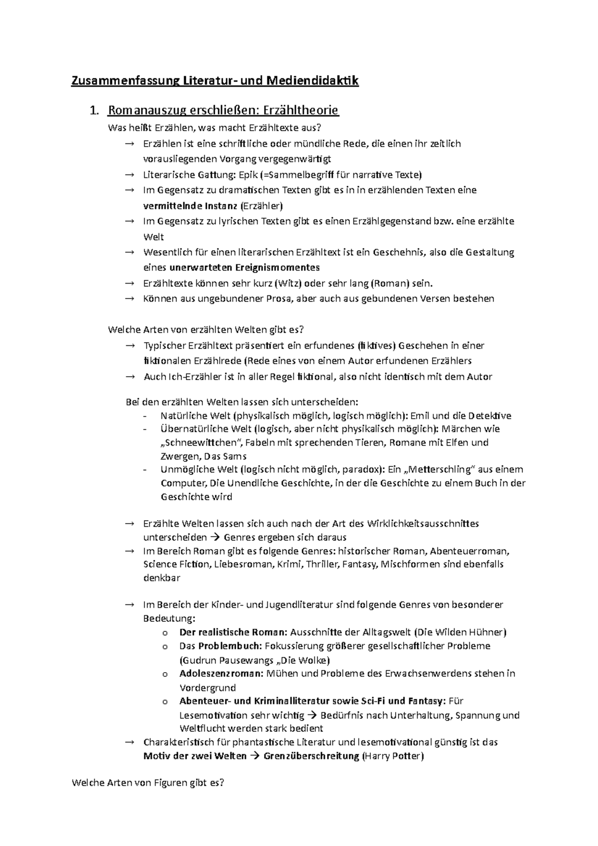 Romanauszug Analyse Beispiel 10 Klasse