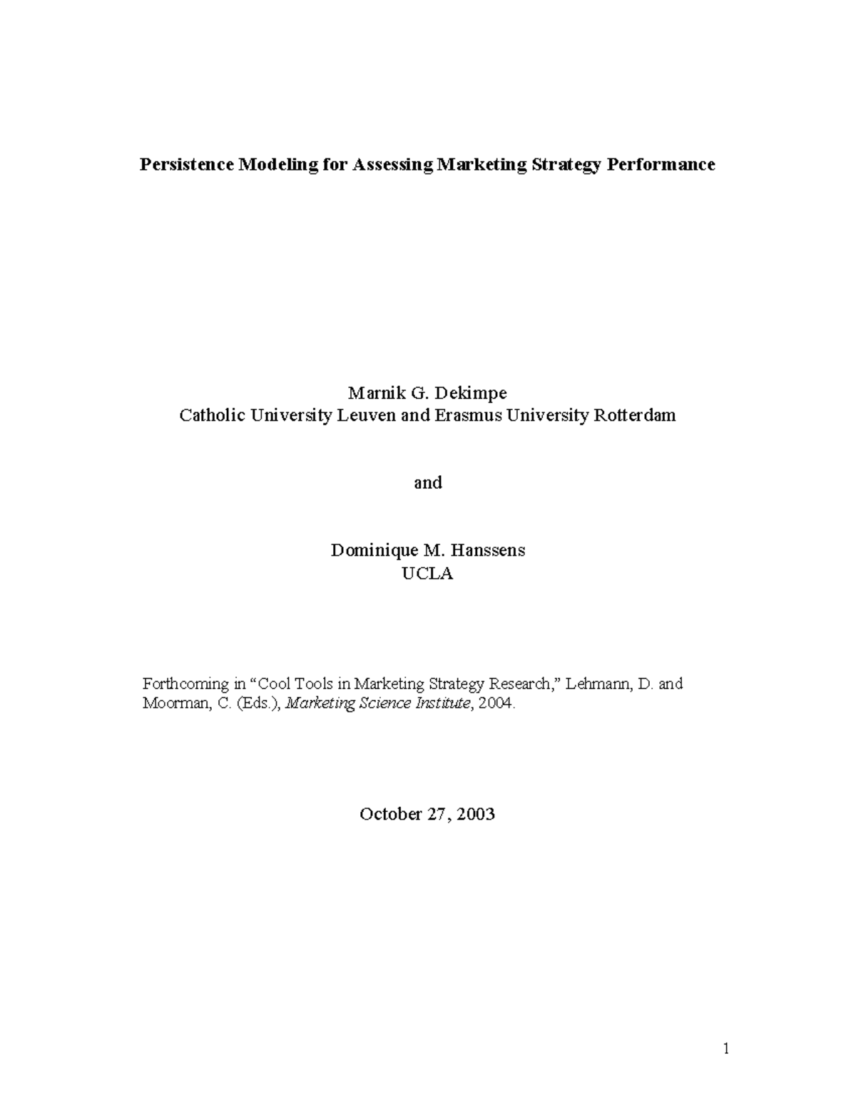 persistant-modeling-technique-persistence-modeling-for-assessing