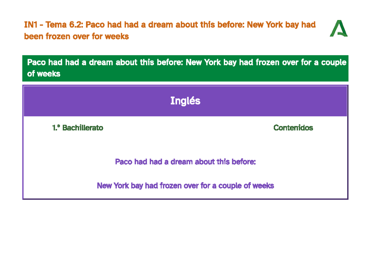 27Examen 1º bachillerato ingles - Inglés I - Studocu