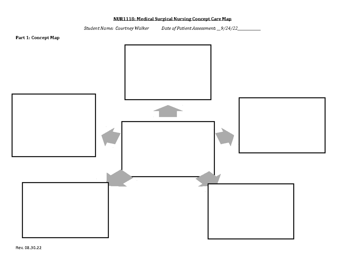 Cwalker medsurg concept care map 2 - Patient Initials: cs Admitting ...