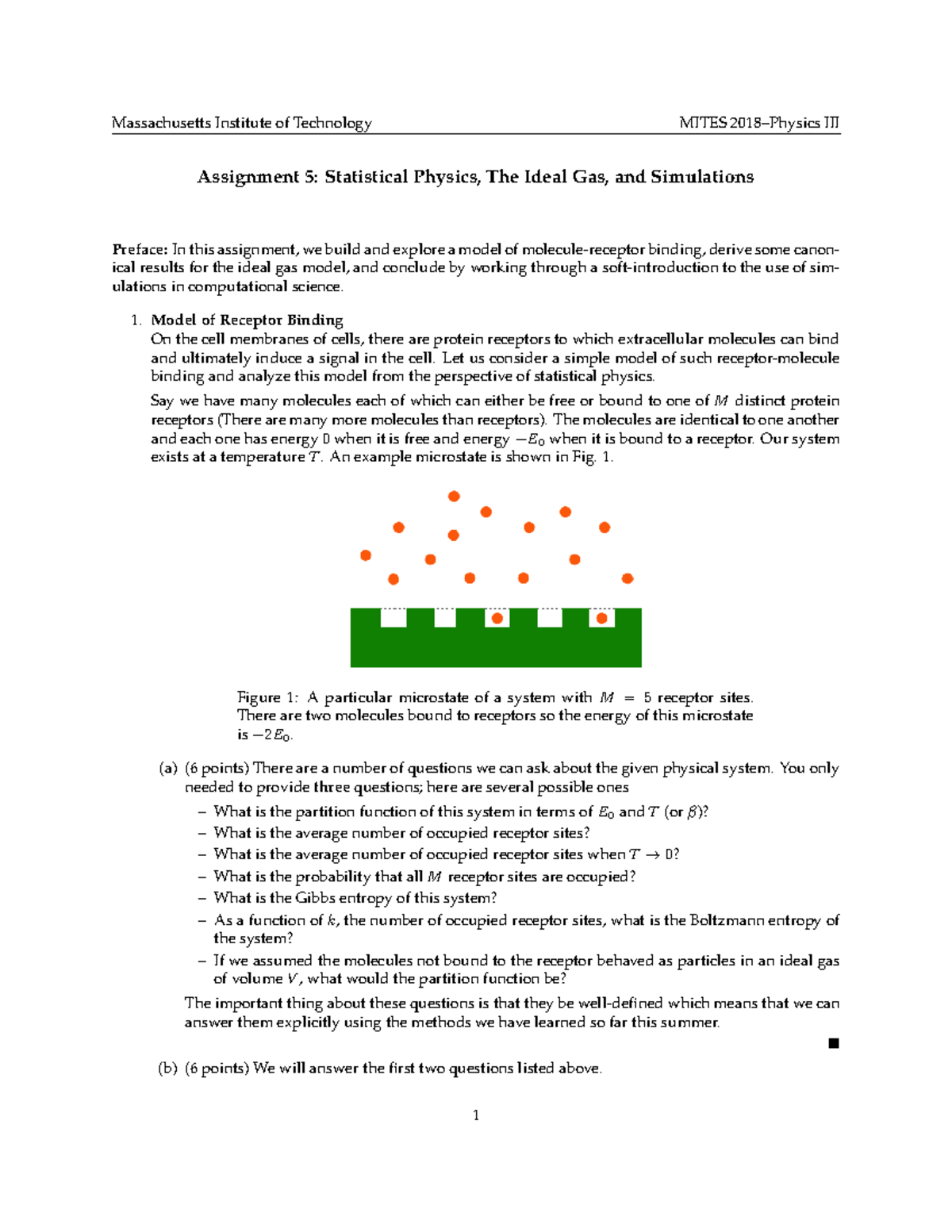 Problem Set 9 solution - QUESTION PAPER - Massachusetts Institute of ...