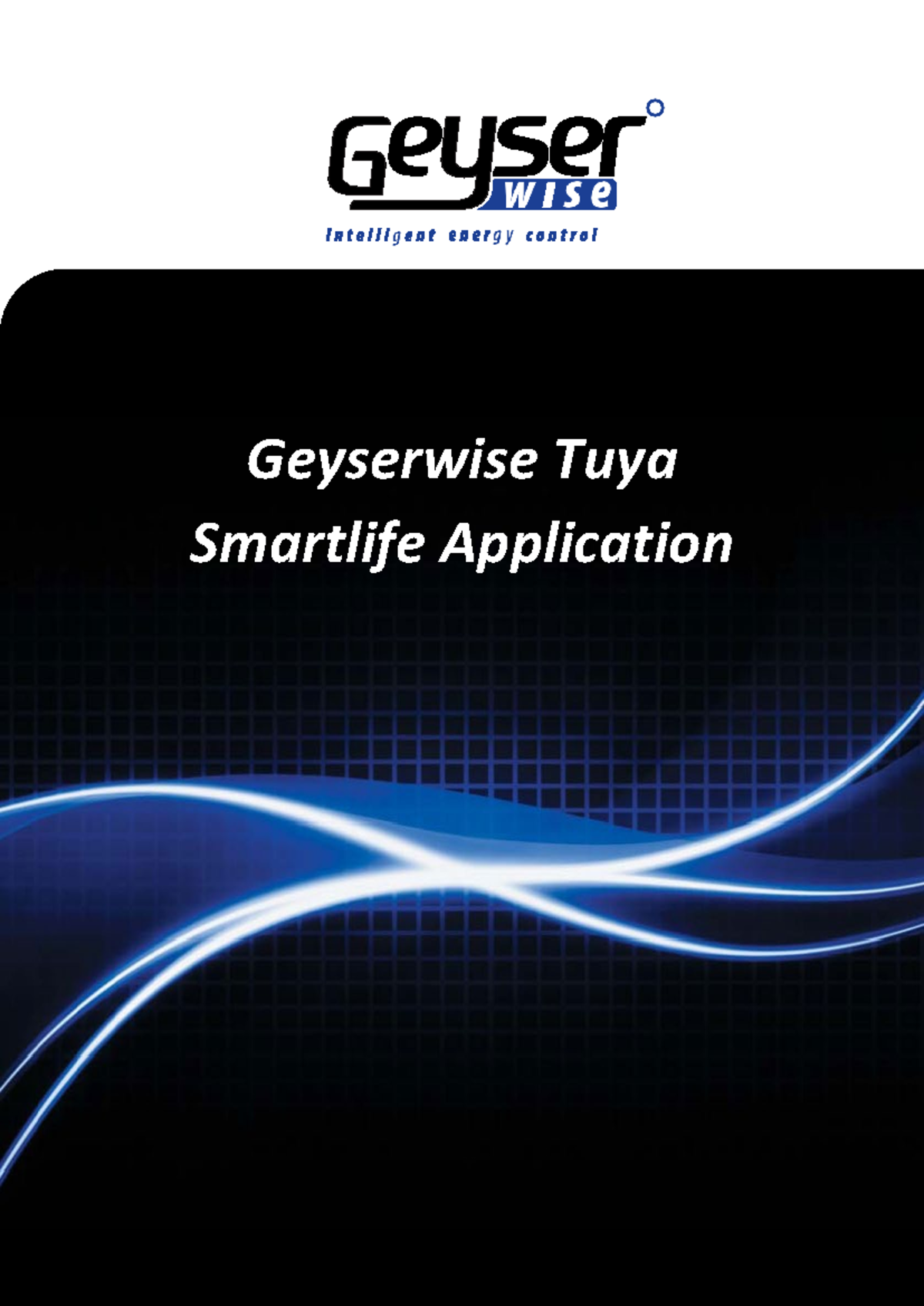 Geyser Wise Manual Io T Final 1 Index Geyserwise Tuya Smartlife Application Index Contents