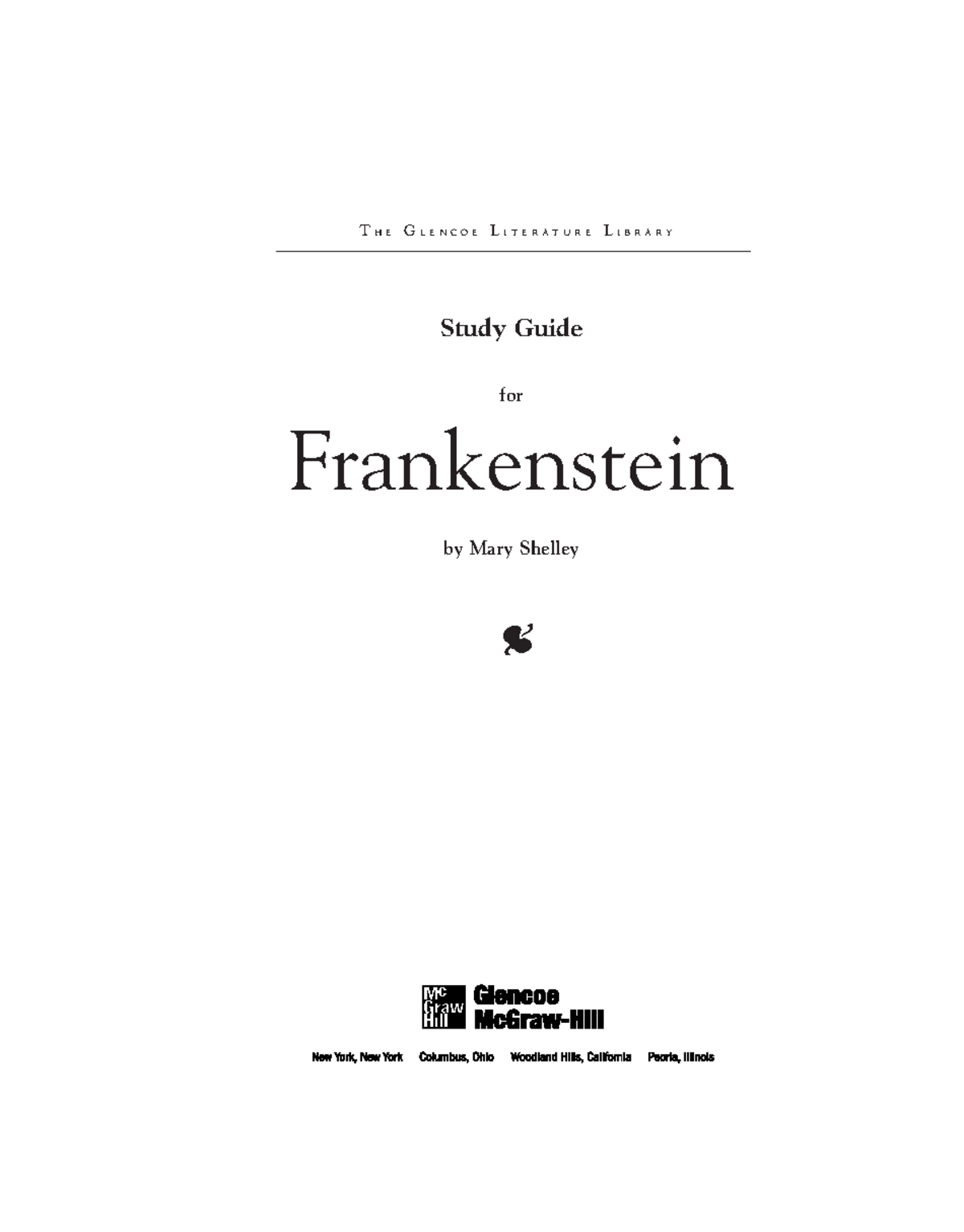 Frankensteinstudyguide i Study Guide for Frankenstein by