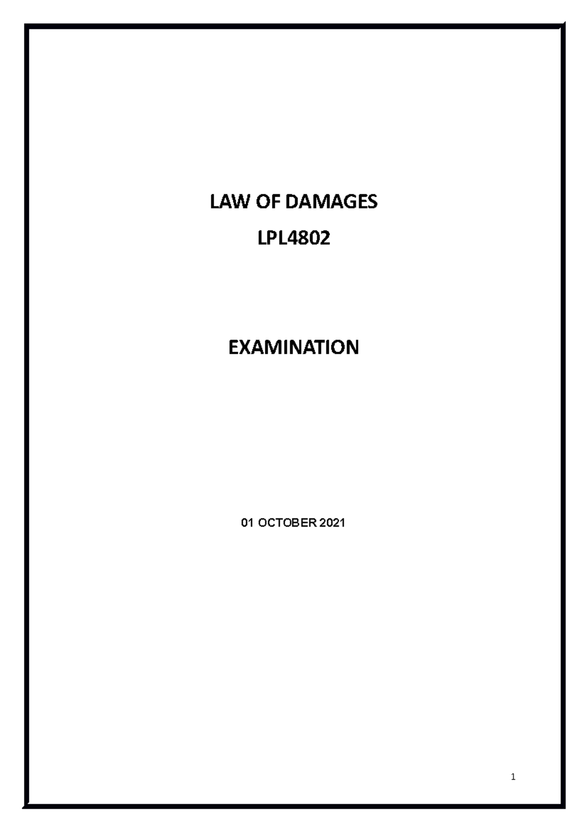 LCP4801 EXAM - LCP - LCP4801 - Unisa - StuDocu