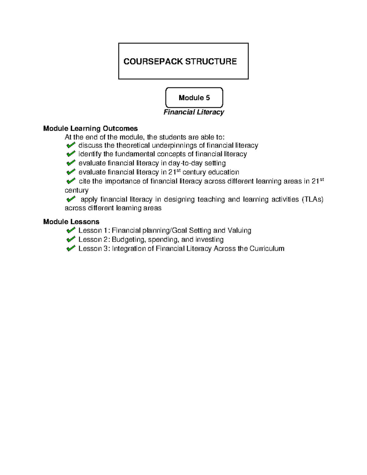 Module5 Globalization and Multicultural Literacy Lecture Notes