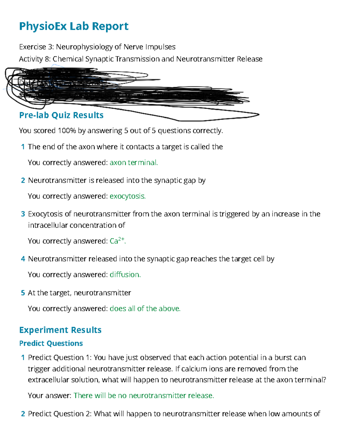 Physio Ex Exercise 3 Activity 8 Comparative spirometry PhysioEx Lab