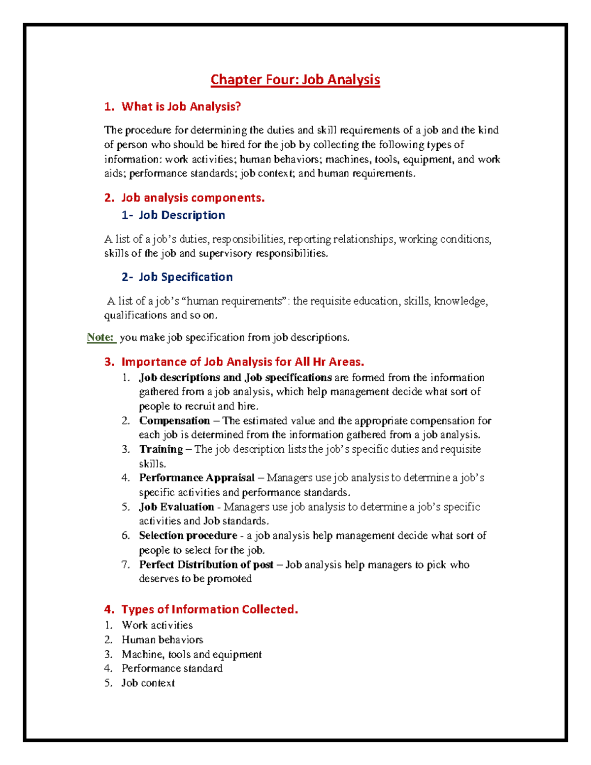 chapter-4-notes-chapter-four-job-analysis-1-what-is-job-analysis