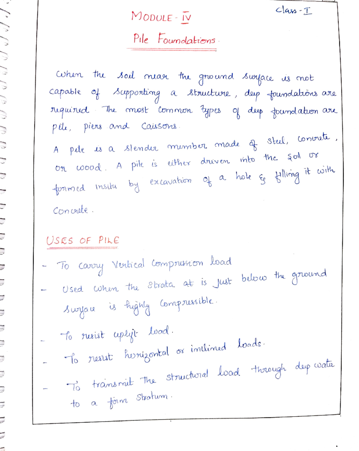 Pile Foundation Part 1 Geotechnical Engineering Ii Studocu Pile Foundation Part 1 Geotechnical Engineering Ii Studocu