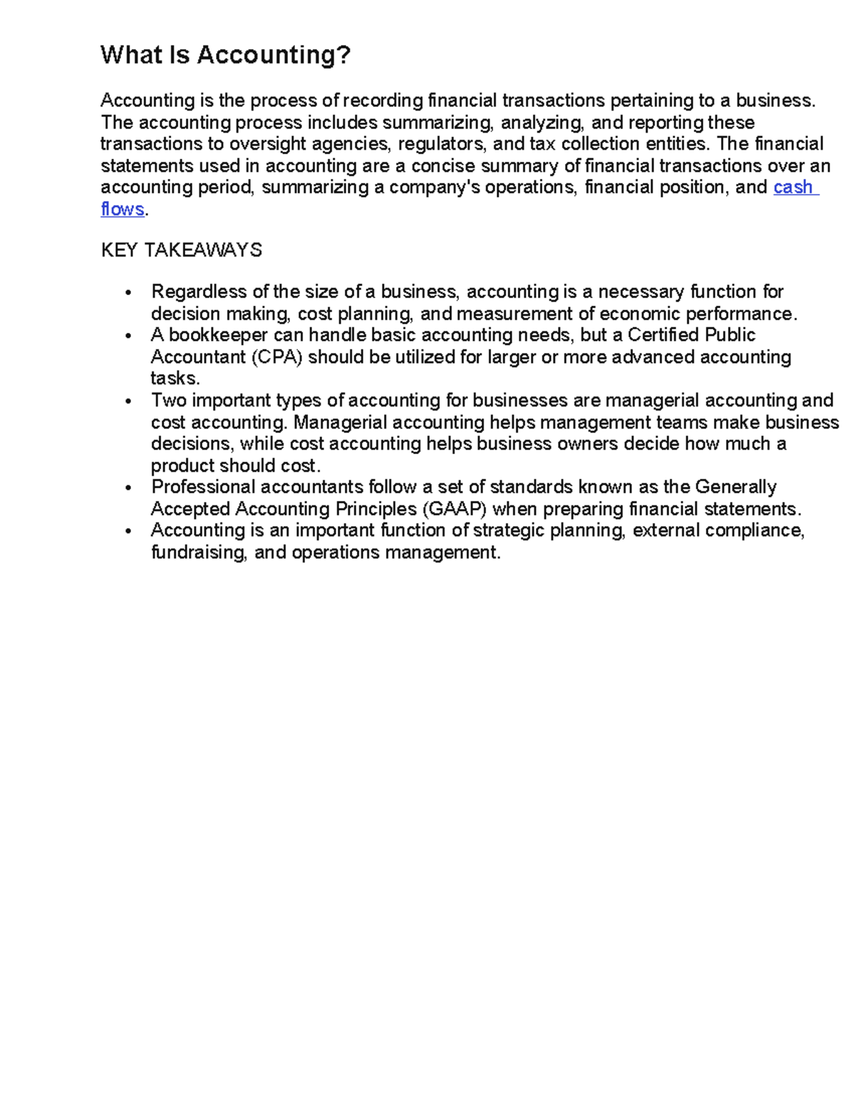 What Is Accounting - What Is Accounting? Accounting is the process of ...