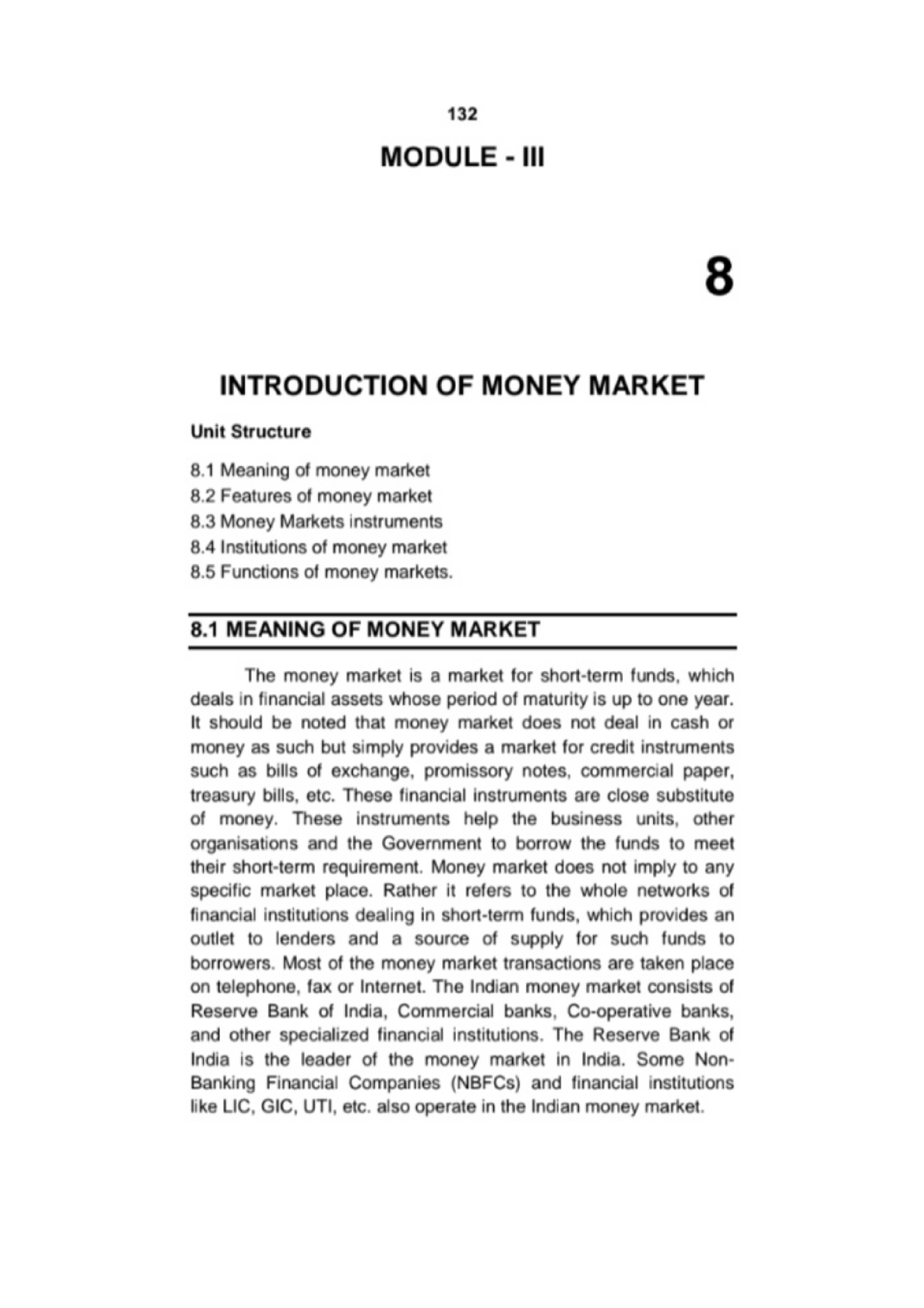 literature review on money market