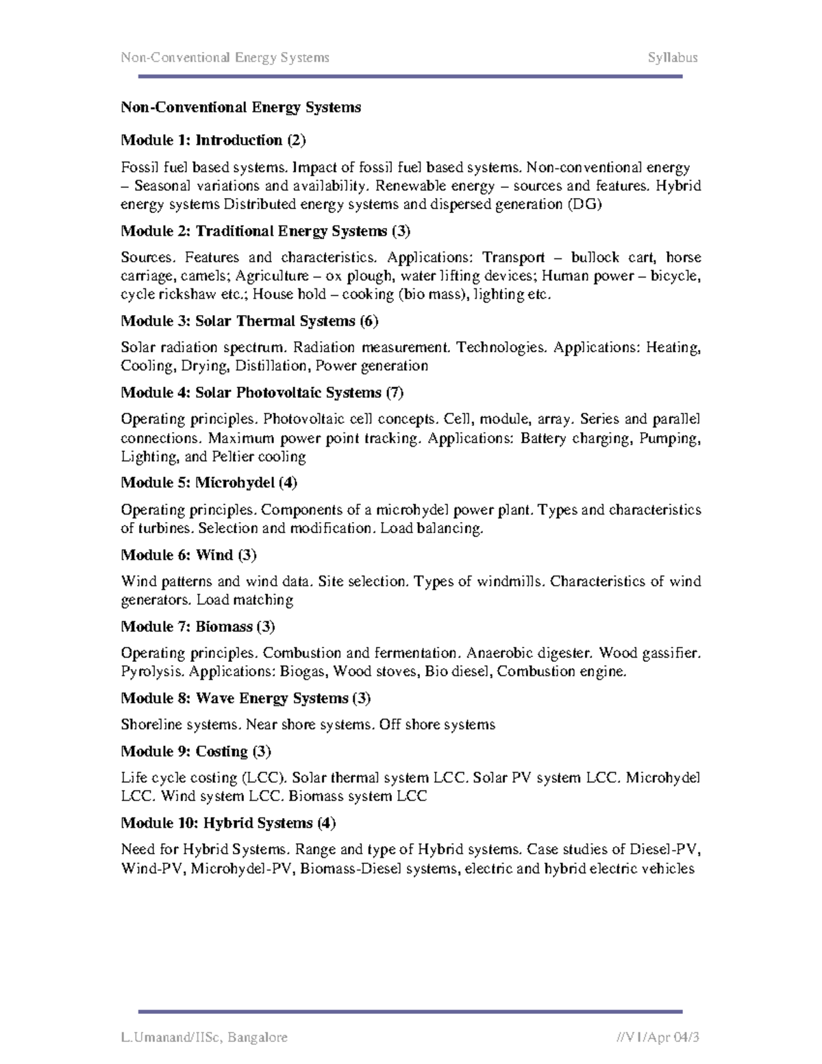 NonConventional Energy Systems Nptel ( PDFDrive ) NonConventional