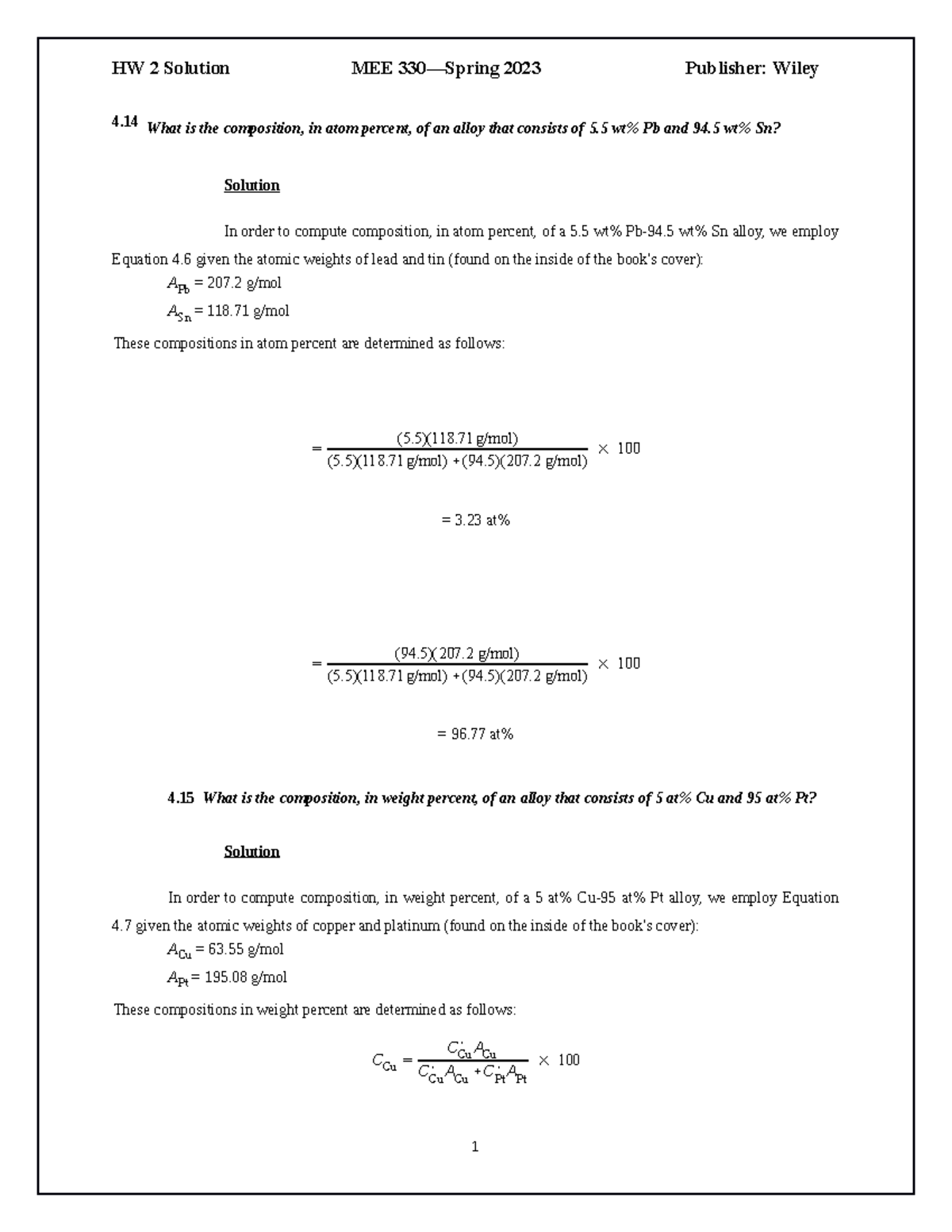 hw3-solution-4-what-is-the-composition-in-atom-percent-of-an-alloy